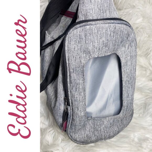 EDDIE BAUER FIRST ADVENTURE TRAVEL TOTE DIAPER BAG HEATHER GRAY 15” X 15” X 8” - Picture 11 of 15